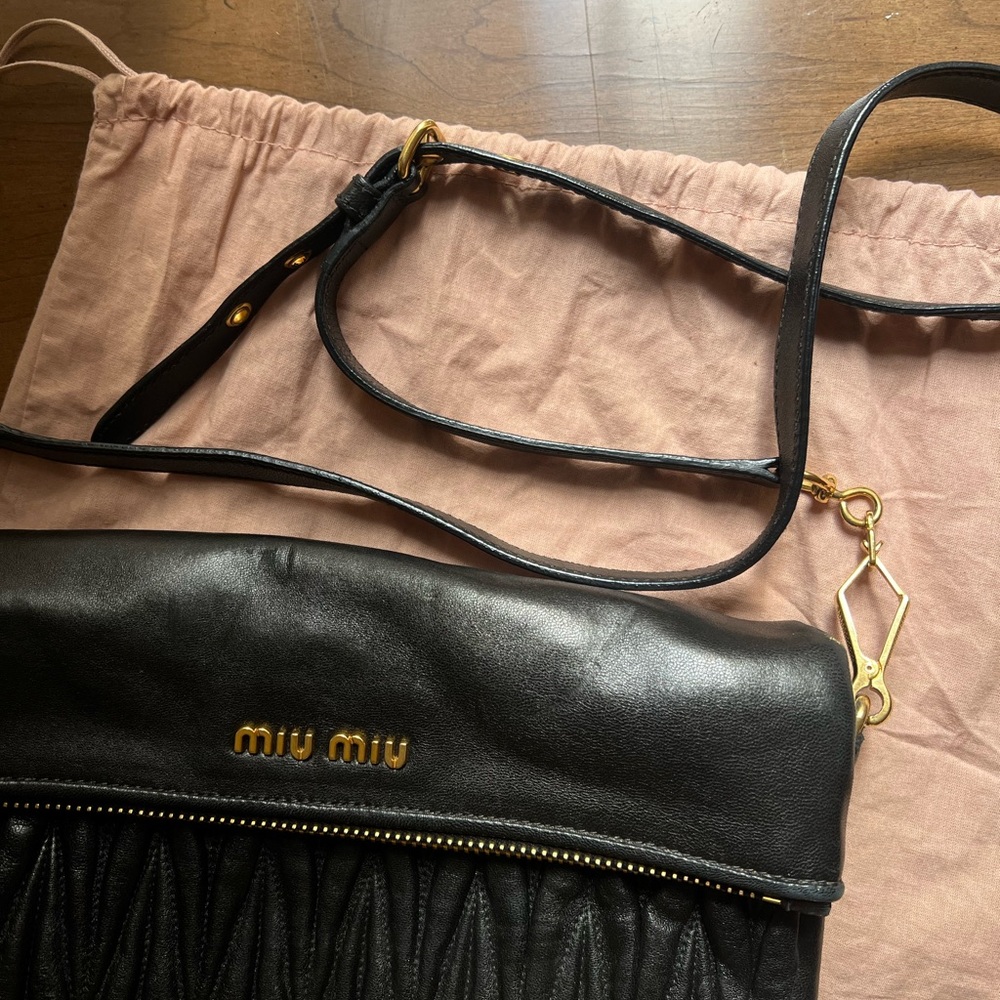 Miu Miu Black Crossbody Bag - Picture 9 of 11